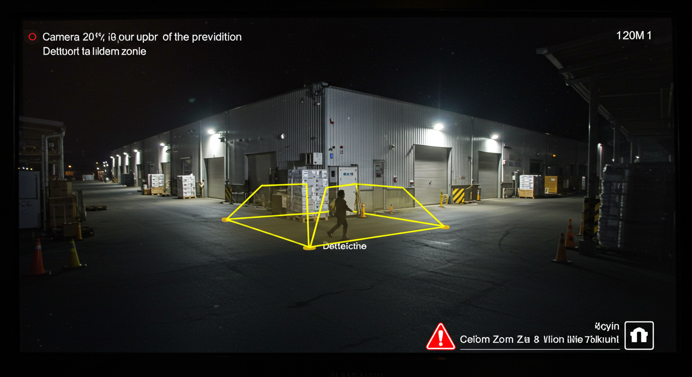 侵入禁止エリアへの侵入時の警告